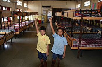 Adivasi Boys in the hostel
