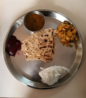 Hostel meal
