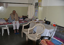 Each Room contains two cots and attached bathroom and toilet.